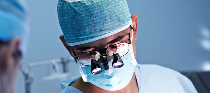 surgeon close-up