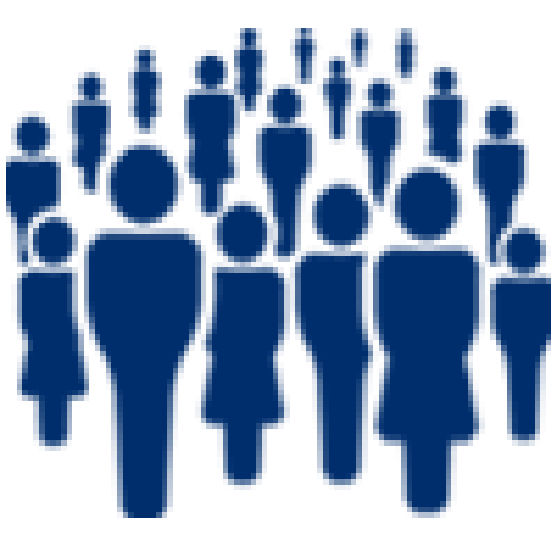 icon with lots of people representing employment